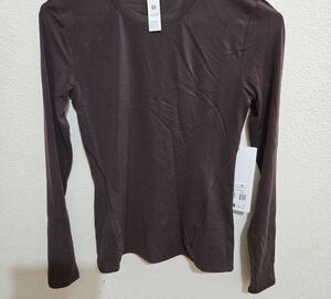 lululemon athletica Dark Brown Long Sleeve Top